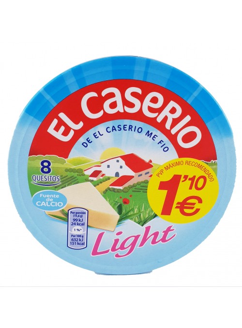 EL CASERIO LIGHT 8 PORC.125GR.