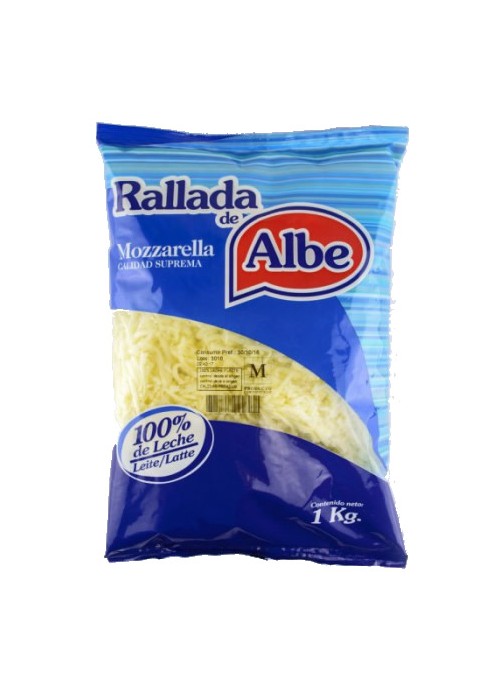 Mozzarella Premium Rallada 1kg Albe