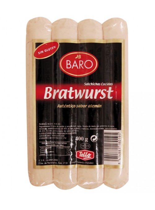 Salchichas Bratwurst BARO