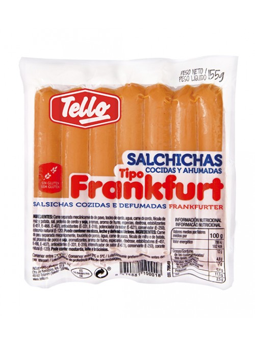 Salchichas Frankfurt TELLO