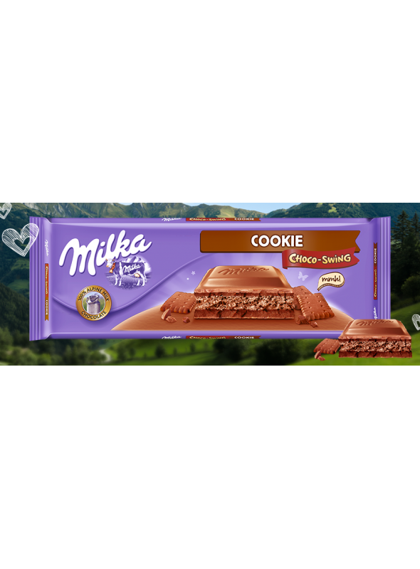 MILKA CHOCOSWING COOKIE 300GR.